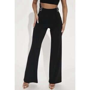 Fashion Nova Final One Black Career High Rise Stretch Pants Women’s Plus Size 1X